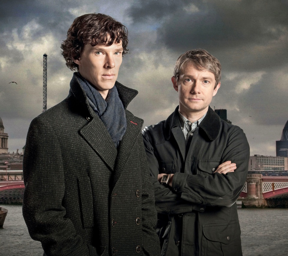 Benedict Cumberbatch Sherlock BBC TV series wallpaper 960x854