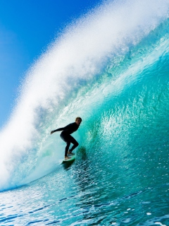 Das Fantastic Surfing Wallpaper 240x320