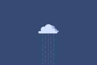 Binary Rain - Obrázkek zdarma 
