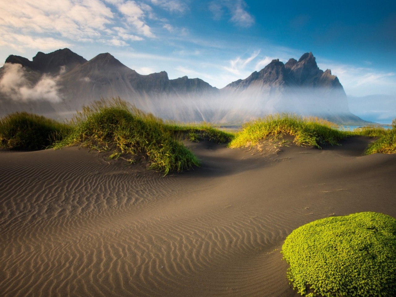 Das Icelandic Beach Wallpaper 1280x960