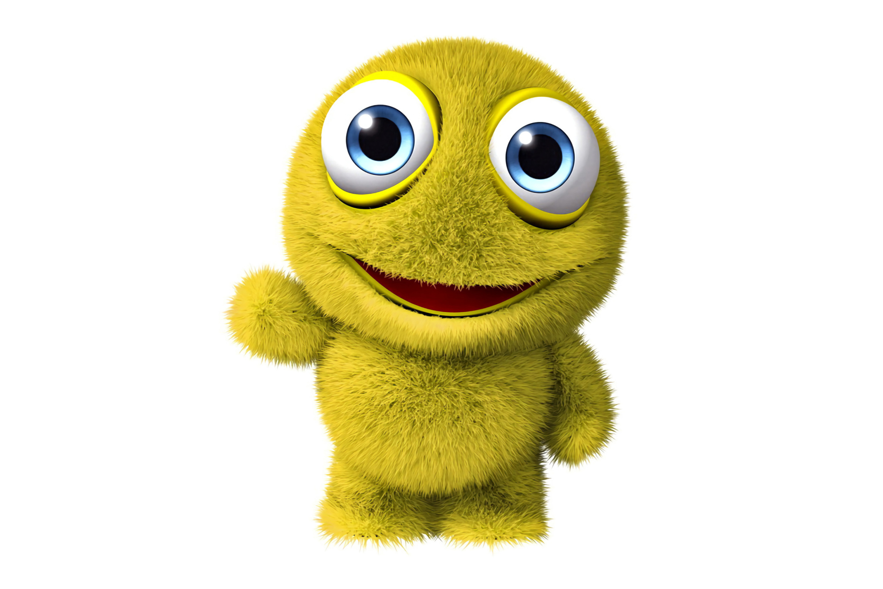 Обои 3D Yellow Monster 2880x1920