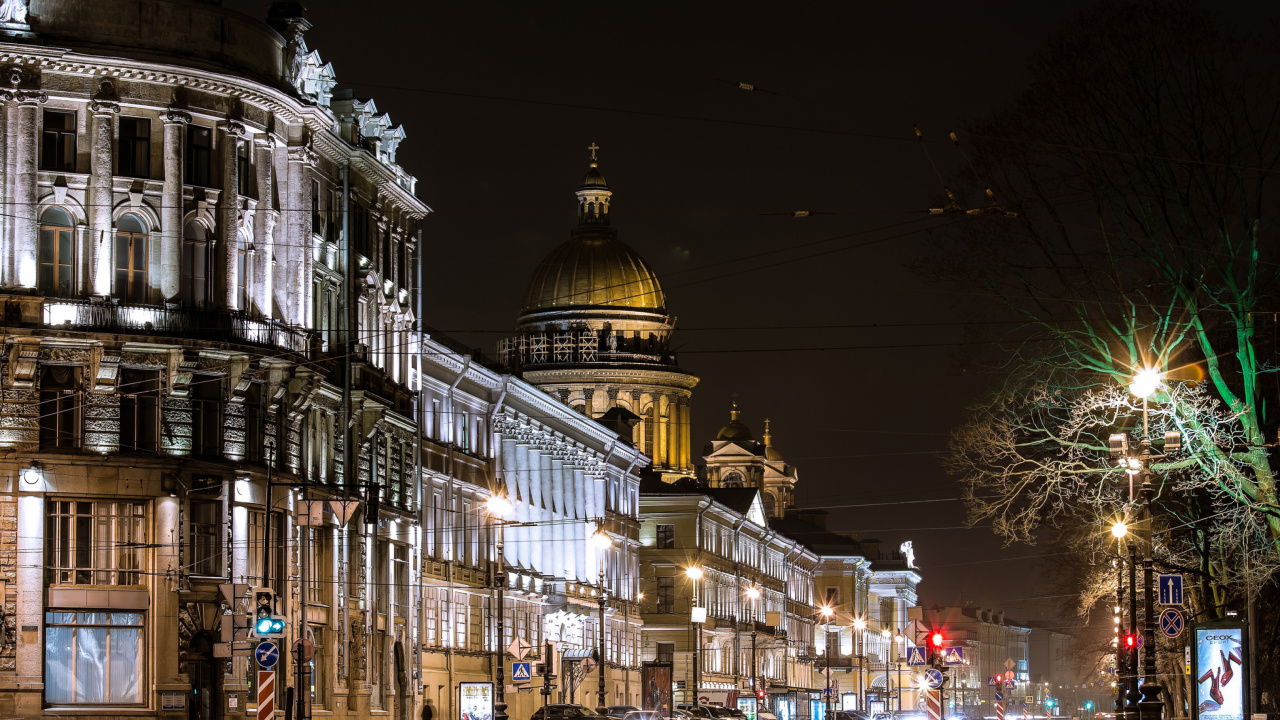 Screenshot №1 pro téma Saint Isaacs Cathedral in Petersburg 1280x720