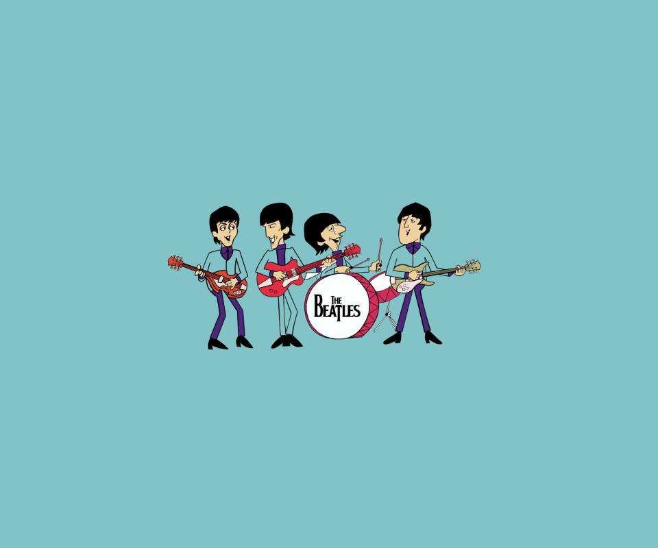 Das The Beatles Wallpaper 960x800