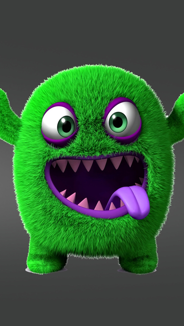 Обои Green Monster 640x1136