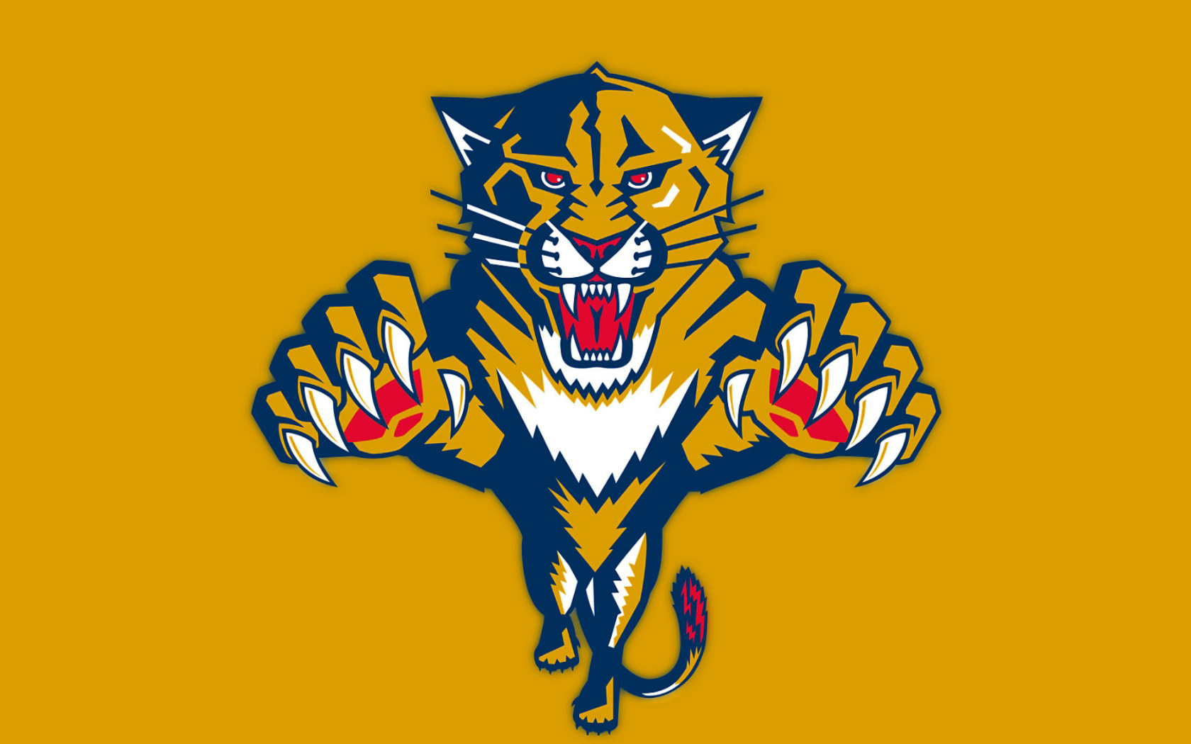 Screenshot №1 pro téma Florida Panthers Logo 1680x1050