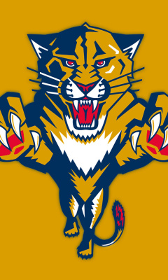 Das Florida Panthers Logo Wallpaper 240x400