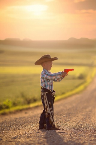 Children cowboys screenshot #1 320x480