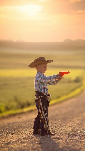 Children cowboys screenshot #1 360x640