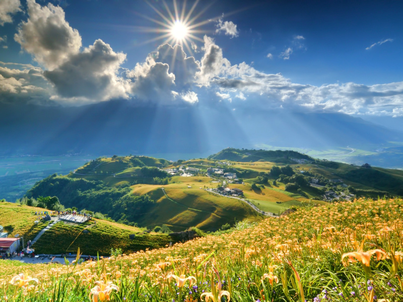 Das Sunrise in Tignes, France Wallpaper 800x600