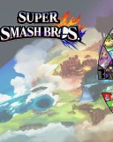 Das Super Smash Bros for Nintendo 3DS Wallpaper 128x160