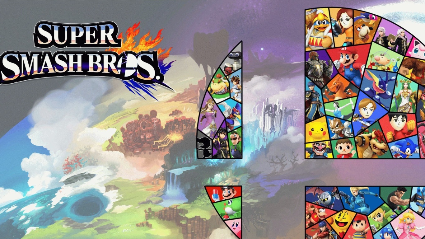 Das Super Smash Bros for Nintendo 3DS Wallpaper 1366x768