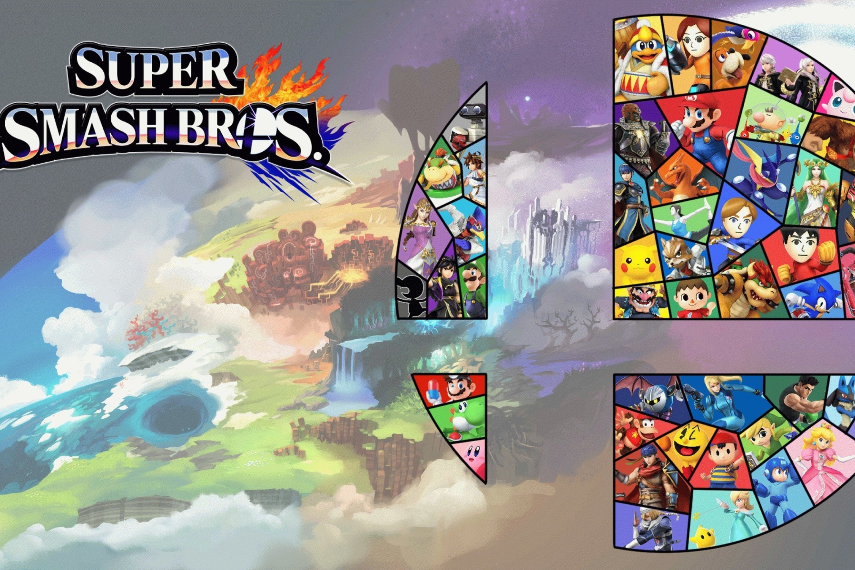 Fondo de pantalla Super Smash Bros for Nintendo 3DS 2880x1920