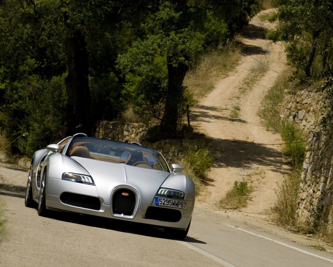 Fondo de pantalla Bugatti Veyron 16.4 Grand Sport 1280x1024