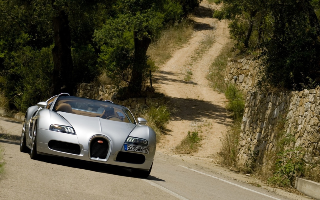 Screenshot №1 pro téma Bugatti Veyron 16.4 Grand Sport 1280x800