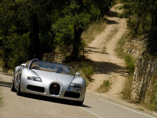 Screenshot №1 pro téma Bugatti Veyron 16.4 Grand Sport 320x240