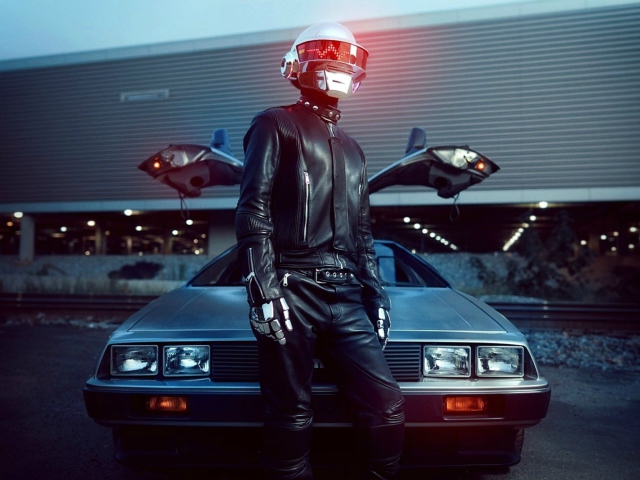 Screenshot №1 pro téma Daft Punk Delorean 640x480