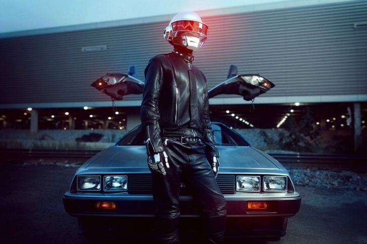 Screenshot №1 pro téma Daft Punk Delorean