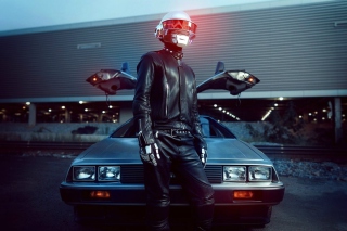 Daft Punk Delorean - Obrázkek zdarma pro 1024x768