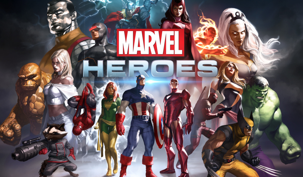 Fondo de pantalla Marvel Comics Heroes 1024x600