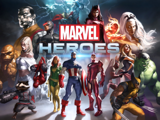 Marvel Comics Heroes wallpaper 320x240