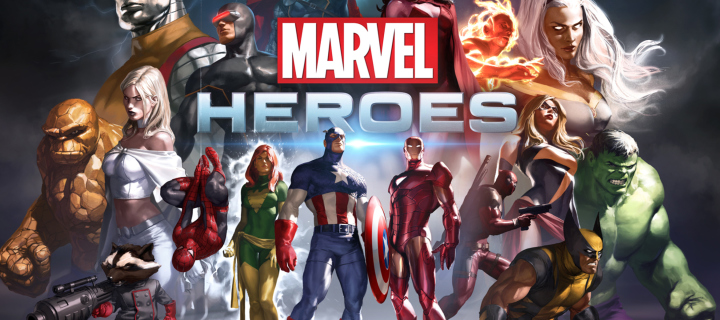 Das Marvel Comics Heroes Wallpaper 720x320