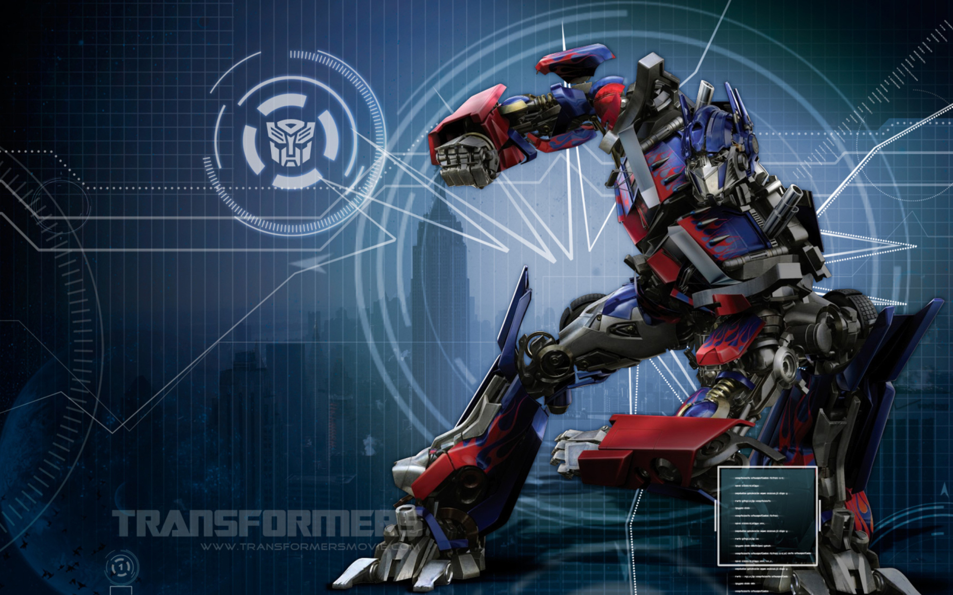 Screenshot №1 pro téma Transformers Autobot 1920x1200