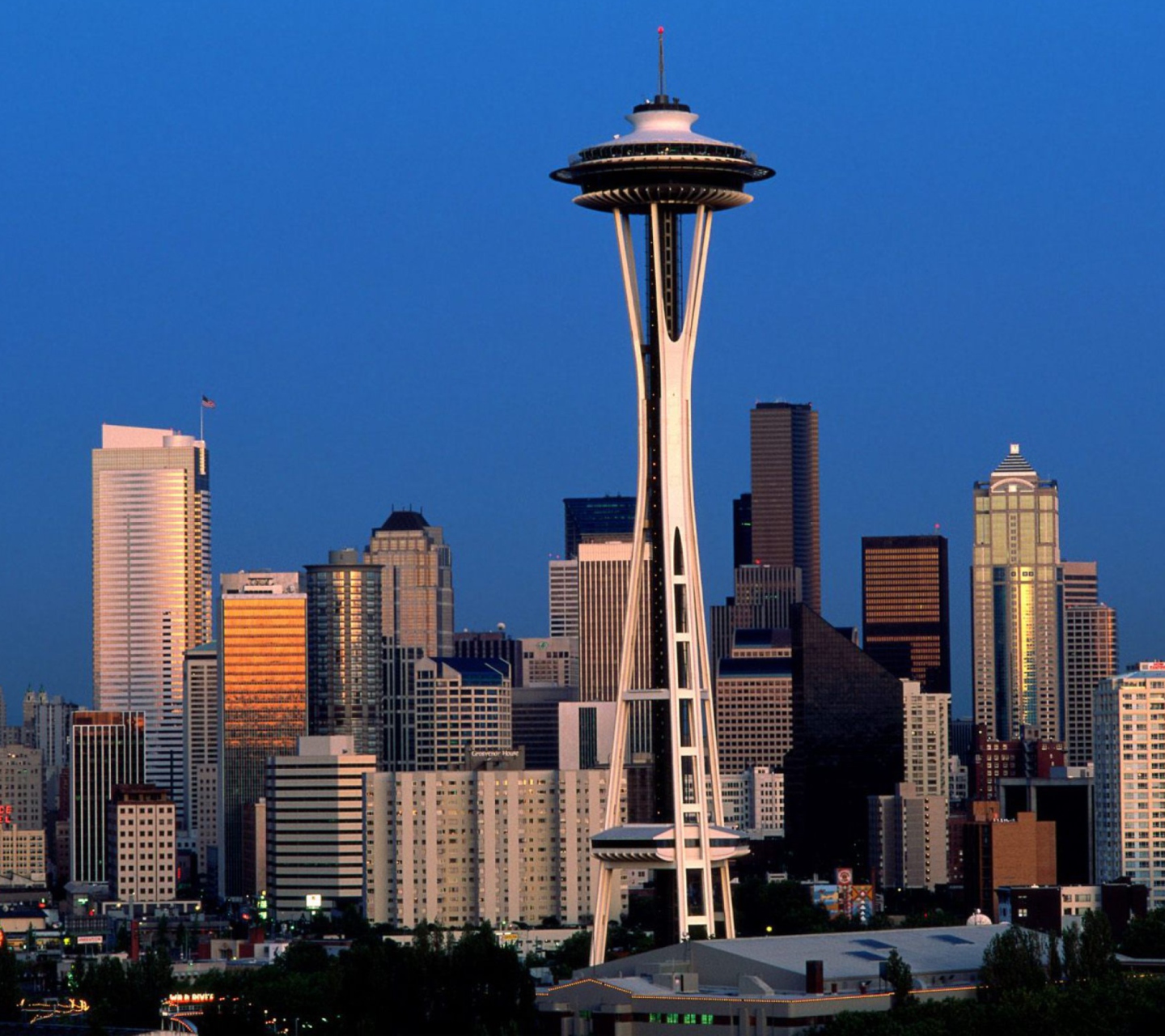 Screenshot №1 pro téma Seattle Space Needle 1440x1280