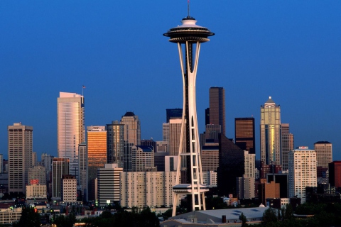 Screenshot №1 pro téma Seattle Space Needle 480x320