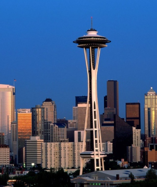 Seattle Space Needle - Obrázkek zdarma pro 240x320
