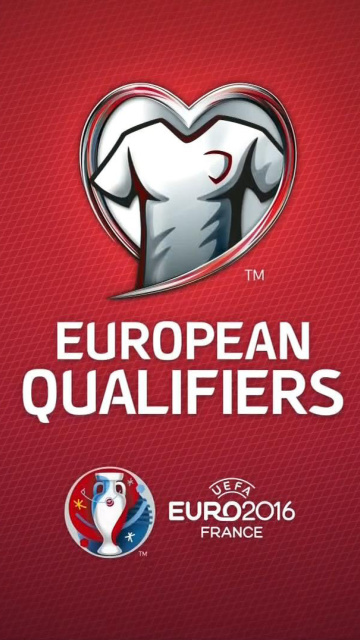 Обои UEFA Euro 2016 Red 360x640