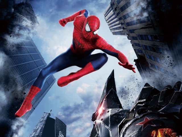 Обои The Amazing Spider Man 2014 Movie 640x480