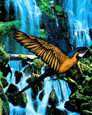 Tropical Art - Obrázkek zdarma pro 480x640