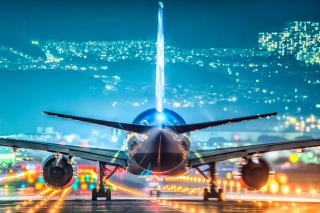 Airport Evening Wallpaper for Android, iPhone and iPad