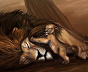 Fondo de pantalla Lion King 176x144