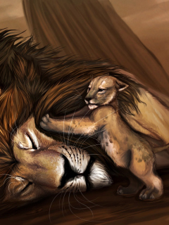 Lion King wallpaper 240x320