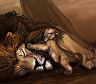 Lion King - Obrázkek zdarma pro iPad Air