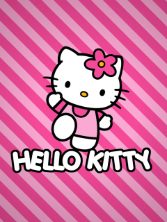 Fondo de pantalla Hello Kitty 240x320