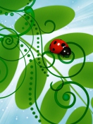 Screenshot №1 pro téma Vector Ladybug 132x176