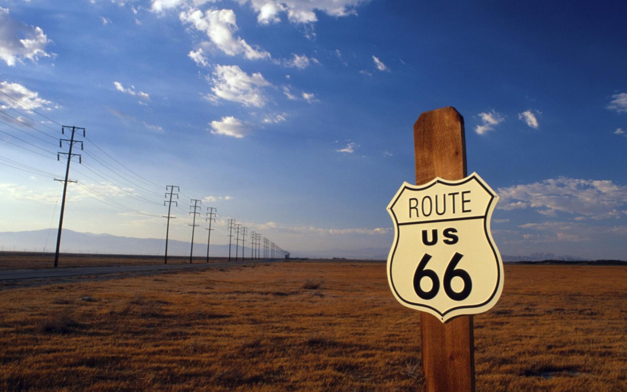 Fondo de pantalla America's Most Famous Route 66 1280x800