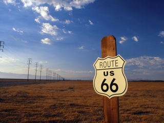 America's Most Famous Route 66 wallpaper 320x240