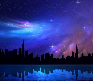 Chicago Night Cityscape - Obrázkek zdarma pro iPad 3