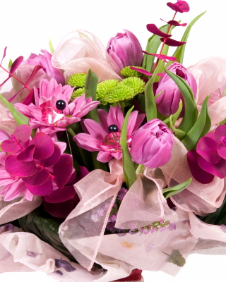 Tulip Bouquet - Obrázkek zdarma pro 132x176
