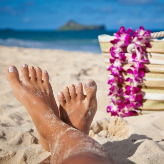 Relax on Barnes Bay Beach, Anguilla - Obrázkek zdarma pro iPad mini