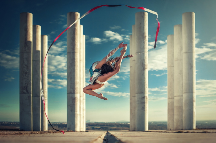 Gymnastics Jump wallpaper