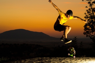 Skater Boy Background for Android, iPhone and iPad