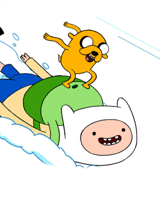 Kostenloses Adventure Time with Finn and Jake Wallpaper für Nokia Asha 305