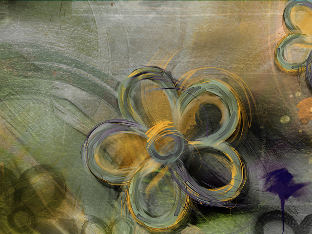 Screenshot №1 pro téma Painted Flower 640x480