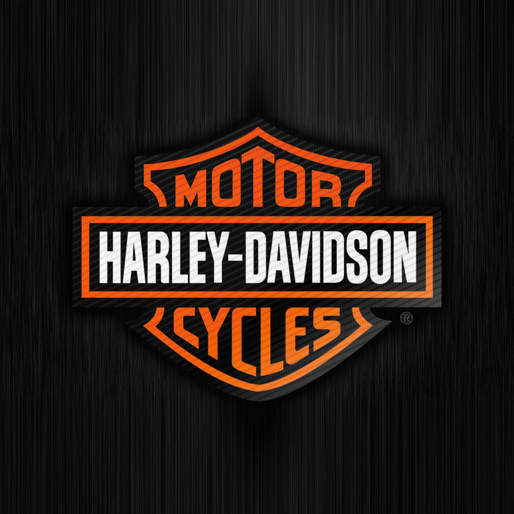 Обои Harley Davidson Logo 1024x1024