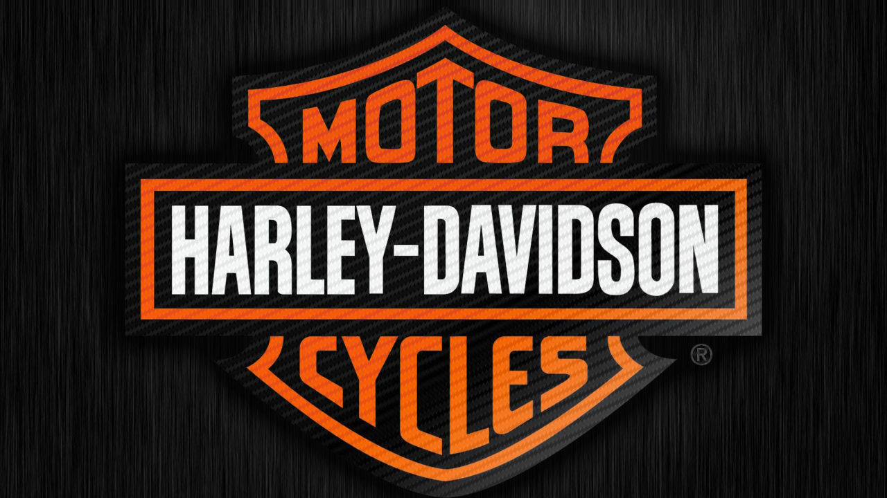 Fondo de pantalla Harley Davidson Logo 1280x720