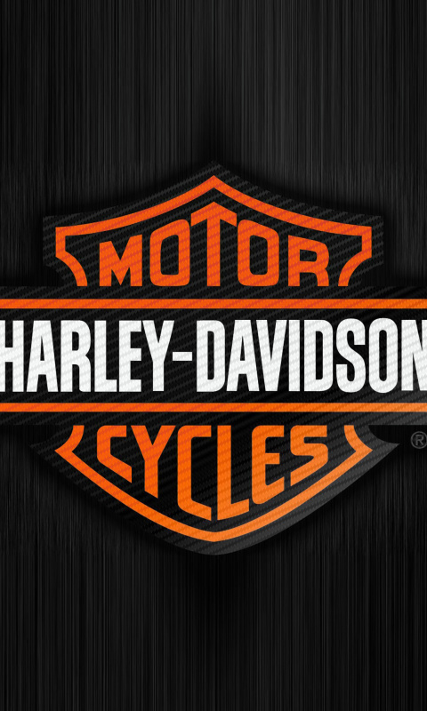 Fondo de pantalla Harley Davidson Logo 480x800